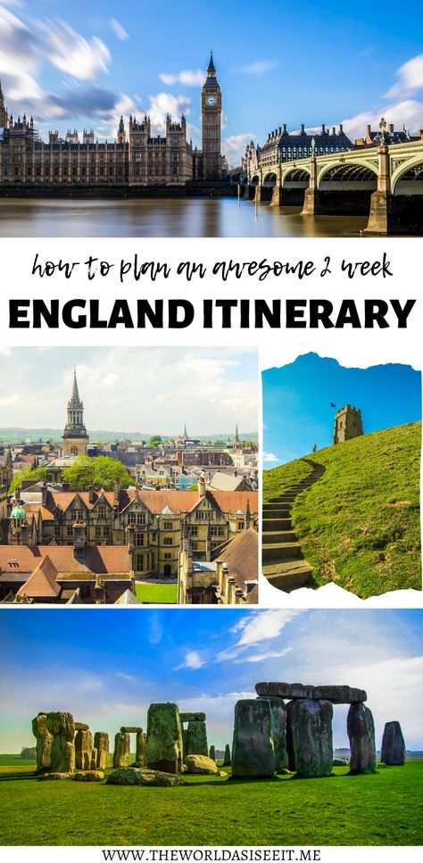 Trip To Uk Travel Tips, Great Britain Travel Itinerary, England Travel Itinerary, Planning A Trip To England, Top Things To Do In England, England Itinerary 2 Weeks, Uk Itinerary 2 Weeks, What To Do In England, Where To Go In England