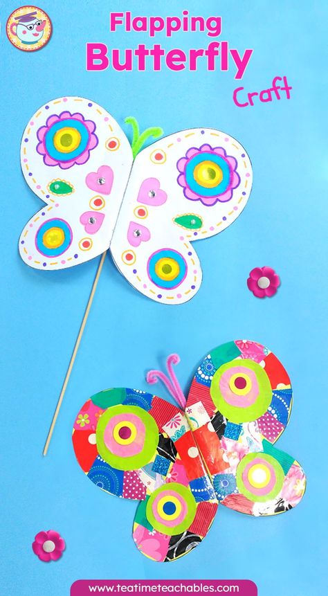 This beautiful big flapping butterfly craft is great for preschoolers and they’ll absolutely love making it flutter around! It’s really simple to construct and all you really need to make it is a sheet of paper or card and some colors! Click the pin to see the tutorial and download your free template. Flapping Butterfly Craft, Flapping Butterfly, Crab Crafts, Giant Butterfly, Craft For Preschoolers, Butterfly Craft, Spring Animals, Butterfly Template, Early Math