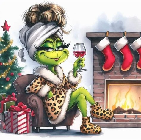 Mrs Grinch, The Grinch Pictures, Baby Grinch, Cartoon Character Tattoos, Design Invitation, I Love Love, Grinch Stole Christmas, Live Now, Grinch Christmas