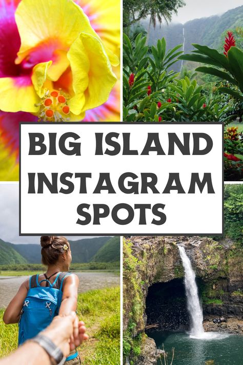 🌺📸 Capture the Beauty: Top 15 Big Island Instagram Spots, Hawaii 🌴🌈Discover the most photogenic locations on the Big Island in our latest blog post! We've handpicked 15 stunning spots that will make your Instagram feed come alive with the vibrant colors and breathtaking landscapes of Hawaii. Pin our guide and get ready to explore lava fields, lush rainforests, pristine beaches, and more. Snap your way through paradise! #BigIslandHawaii #InstagramSpots #HawaiiPhotography Big Island Photography, Hawaii Big Island Photography, United States Travel Bucket Lists, Big Island Travel, Hawaii Itinerary, Oahu Vacation, Hawaii Pictures, Hawaii Photography, Island Pictures