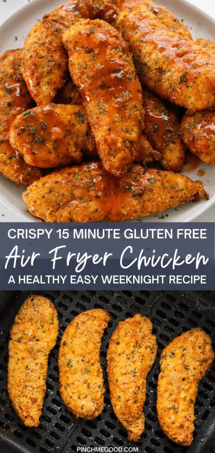 Gluten Free Air Fryer Chicken, Easy Air Fryer Chicken, Air Fryer Chicken Tenders, Sweet And Spicy Sauce, Easy Air Fryer, Gluten Free Recipes For Dinner, Air Fryer Dinner Recipes, Gluten Free Dairy Free Recipes, Low Carb Diet Recipes