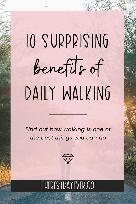 10 surprising benefits of daily walking: Find out how walking is one of the best things you can do Benefits Of Walking Daily, Exercise Walking, Exercise And Mental Health, Walking For Health, Life Hacks Every Girl Should Know, Daily Walking, Benefits Of Walking, Neck Exercises, Boost Your Mood