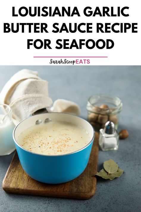 Louisiana Garlic Butter Sauce Recipe For Seafood Sea Food Sauce Recipes, Garlic Butter For Lobster Dipping, Crab Butter Sauce, Butter Sauce For Shrimp, Seafood Butter Sauce Recipe, Seafood Butter, Garlic Butter Sauce Recipe, Seafood Sauces, Roku Hacks