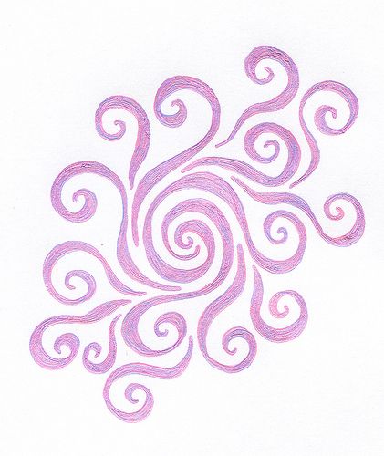 Swirls Drawing, Swirl Doodles, Drawing Swirls, Swirl Drawing, Swirly Tattoo, Swirl Symbol, Swirl Design Pattern, Swirl Painting, Apple Tattoo