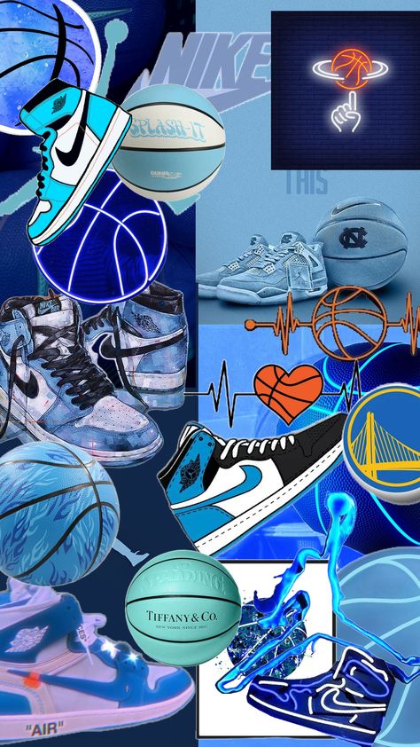 Wallpaper Backgrounds Basketball, Basketball Wallpaper Laptop, Sports Wallpaper Iphone, Blue Basketball Aesthetic Wallpaper, Basketball Design Ideas, Basketball Aesthetic Wallpaper, Basketball Wallpaper Iphone, Wallpapers Basketball, Basketball Live Wallpaper