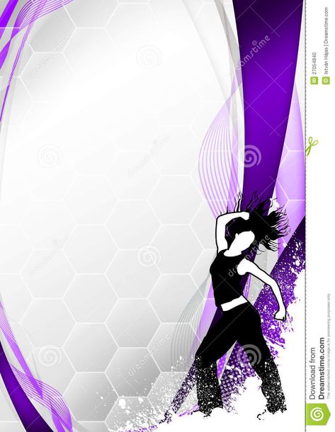 Dance Template Background, Zumba Background Design, Zumba Background, Dance Template, Student Report Card, Zumba Party, Dance Background, Cobra Art, Band Tattoos