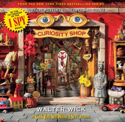 In this search-and-find adventure, inquisitive readers will explore all the tantalizing collections in the Curiosity Shop. Could the mountains of items and optical illusions throughout the pages actually be contained in one miniature building? Find out in Can You See What I See?: Curiosity Shop.Readers of all ages will welcome the twelve exciting photographs with fascinating objects, along with the challenging rhyming text with lists of items to seek and find. Walter Wick, See Series, I Spy Books, Miniature Building, Seek And Find, Book Bucket, Curiosity Shop, Optical Shop, Hidden Objects