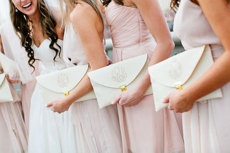 Diy Bridesmaid Gifts, Bridesmaid Clutch, Instead Of Flowers, Bridesmaid Clutches, Southern Weddings, Bridesmaids And Groomsmen, Nashville Wedding, Southern Wedding, Alternative Wedding