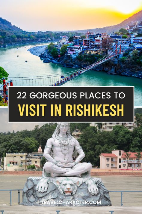 places to visit in rishikesh Outfits To Wear In Rishikesh, Rishikesh Places To Visit, Things To Do In Rishikesh, Places To Visit In Rishikesh, Rishikesh Outfit Ideas, Rishikesh Aesthetic, Rishikesh Photography, Rishikesh Trip, Rishikesh Travel