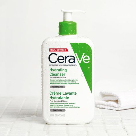 Hydrating Cleanser | Face Cleanser | CeraVe Cera Ve, Cerave Hydrating Facial Cleanser, Cerave Hydrating Cleanser, Cerave Moisturizing Lotion, Hydrating Facial Cleanser, Cerave Skincare, Dermatologist Recommended Skincare, Dry Skin Body, Hydrating Facial