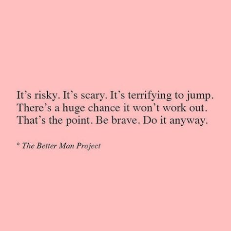 This is how we walk the edge  take a risk today  your future self will thank {you} for it    #riskybusiness #theedge #sundaze #bebrave #sayyes #doitnow #losangeles Evan Sanders, Brave Quotes, The Better Man Project, Motiverende Quotes, Life Quotes Love, Be Brave, Lyric Quotes, Sanders, Beautiful Words