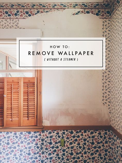 Taking Off Wallpaper, Steam Wallpaper, Bathroom Wallpapers, Removing Wallpaper, How To Remove Wallpaper, Removing Old Wallpaper, Remove Wallpaper, Remove Wall, Wall Removal