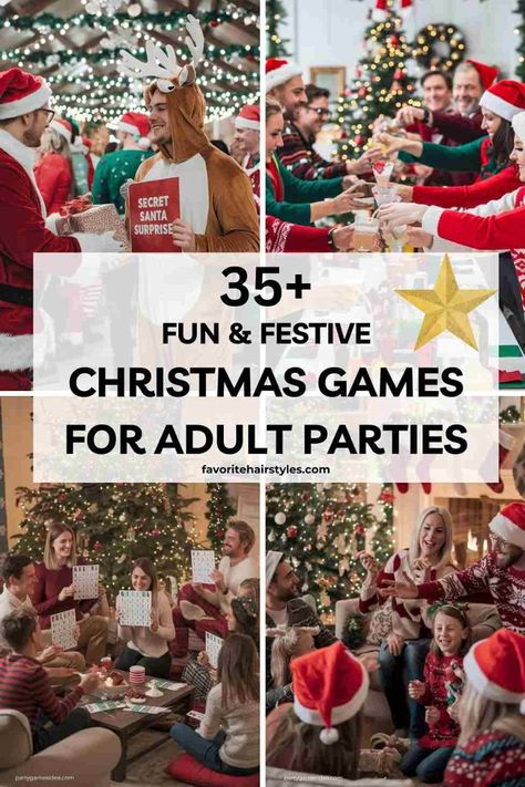 Looking for fun ideas to liven up your holiday gathering? Check out these Christmas Games for Adult Parties! From hilarious icebreakers to festive trivia, these games will get everyone in the holiday spirit. Perfect for friends, family, and coworkers, these games guarantee laughter and cheer.

🎄 #ChristmasGames #HolidayPartyGames #AdultPartyFun #ChristmasPartyIdeas #HolidayFun #ChristmasTrivia #PartyGamesForAdults #FestiveFun #ChristmasGathering Young Adult Christmas Games, Free Christmas Party Games For Adults, Holiday Games For Adults Hilarious, Christmas Adult Activities, Holiday Games Adults, Christmas Group Party Games, Christmas Company Party Games, Fun Christmas Party Games For Adults Free Printable, Christmas Fun Games For Adults