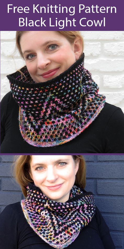 Shift Cowl Free Pattern, Brioche Cowl Pattern Free Knitting, Color Knitting Patterns, Fair Isle Cowl, 2 Color Knit Stitches, Fair Isle Scarf Pattern Free, 2 Color Knitting Patterns, Slip Stitch Knitting Patterns Free, Worsted Weight Yarn Patterns Knitting