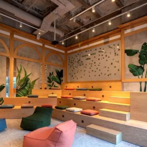 A beautiful design filled with #biohpilia and natural tones, fostering creativity in a collaborative space that is more than just a place to work!

Home to Vodaphone and Kolektif House, this inspiring co-working space located in Istanbul Turkey was designed by  KONTRA-IST Architecture, who recently reconstructed 5 floors of the Maslak 42 Building in Istanbul, transforming a former hotel and shopping mall into these shared offices. Vodafone Office, Coworking Space Design, Tiered Seating, Detail Arsitektur, Innovative Office, Cool Office Space, Coworking Office, Office Space Design, Built In Furniture