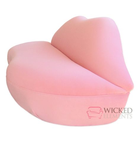 Pink Lips Chair, Lip Couch, Lip Sofa, Bratz Room, Lips Sofa, Shoe Chair, Girly Decor, Pink Room Decor, Shaped Sofa