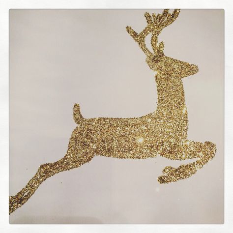 Glitter reindeer Glitter Reindeer, Winter Wonderland, Reindeer, Glitter, Animals