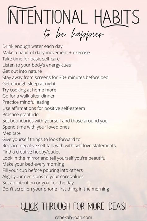 Habits To Improve Your Life, Tenk Positivt, Improve Life, Positive Self Esteem, Vie Motivation, Negative Self Talk, Life Improvement, Positive Self Affirmations, Be Happier