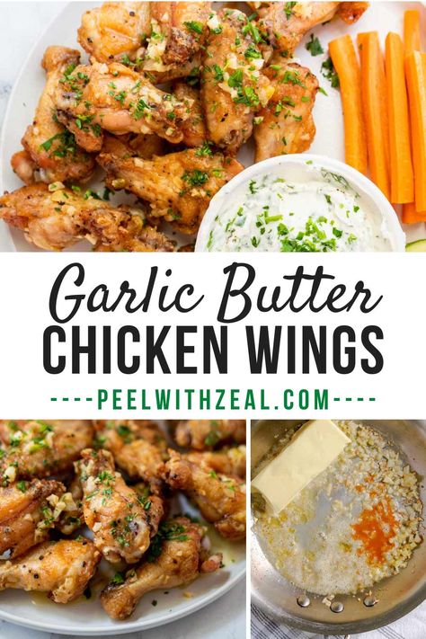 Healthy Baked Chicken Wings Recipes, Recipe For Chicken Wings In Oven, Baked Chicken Wings Recipes Oven Bone In, Chicken Wing Recipes Oven, Chicken Wings Recipes Oven, Bake Chicken Wings In Oven, Baked Chicken Wing Recipes, Garlic Butter Chicken Wings, Crispy Garlic Chicken