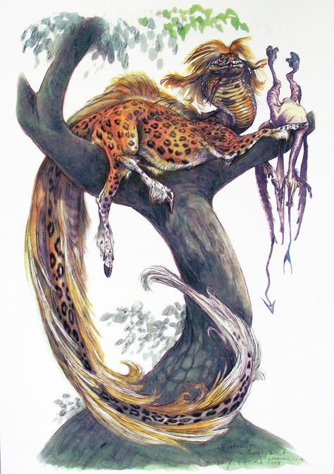 The Questing Beast by Terryl Whitlatch Questing Beast, Terryl Whitlatch, Mythological Animals, Mythical Monsters, Alien Concept Art, Creature Drawings, Alien Creatures, Demon Art, Fantasy Monster