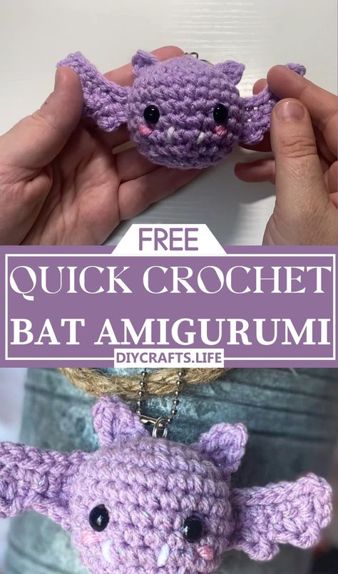 Easy Crochet Halloween Bat Patterns for Spooky Fun - DIY Crafts Easy Crochet Halloween, Crochet Halloween Patterns Free, Slip Stitches, Crochet Christmas Stocking Pattern, Crochet Bat, Simple Stitch, Crochet Christmas Stocking, Fall Crochet Patterns, Easy Patterns