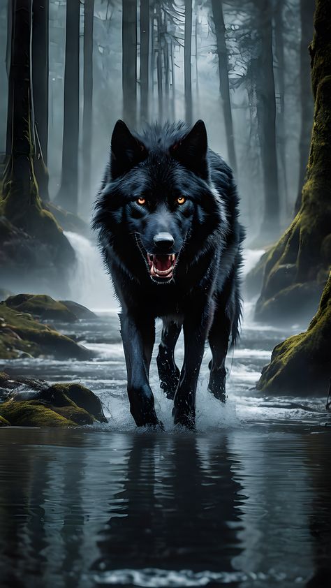 Black Wolf Wallpaper, Black Wolf Aesthetic, Black Wolf Art, Wolf With Red Eyes, Red Riding Hood Wolf, Wolf People, Mystical Wolf, Hanuman Hd Wallpaper, Eagle Wallpaper