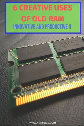 Everyone One Of Us Has An Old Computer Lying Somewhere In Our Houses !!. And They All Feature OLD RAM Sticks That Probably Don't have Any Use Now ?. Or Do They ?. Here Are 6 Creative Uses That You Can Find For Your Old PC RAM Modules !!. Old Pc, Computer Diy, Diy Rocket, Computer Maintenance, Old Computer, Computer Projects, Technology Diy, Electronics Hacks, Diy Gadgets