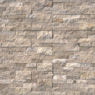 Allow your space to stand out with the natural stacked stone split face panels. This aesthetically pleasing 3D natural ledger stone tile is layered and textured with a ravishing coat that allows a variety of environments to shine. Its strips of stone are glued together for easy installation. It can be laid in a pattern or single layout and is suitable for residential and commercial installations. Note: Natural stone products are subject to variation in color, shade, finish, etc. It’s recommended Fireplace Walls, Pavilion Ideas, Travertine Wall, Stacked Stone Panels, Eldorado Stone, Slate Wall Tiles, Dream Castle, Travertine Wall Tiles, Porch Sitting