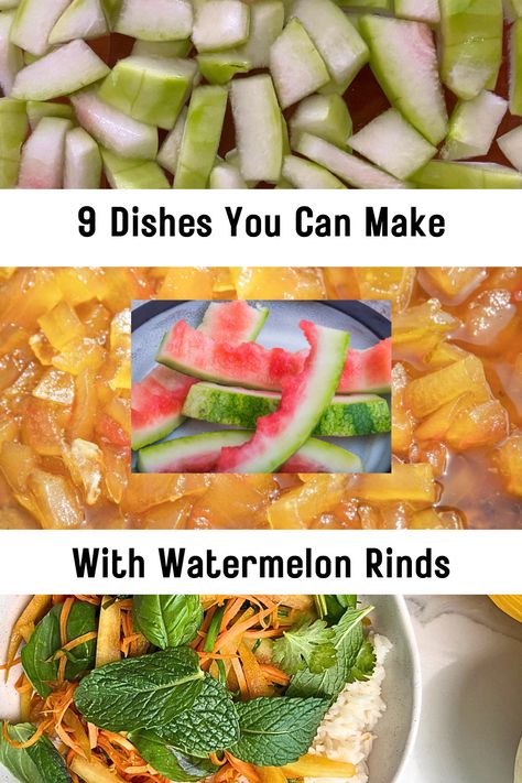 9 Delicious Ways to Eat Watermelon Rinds Watermelon Dinner Recipes, Watermelon Rind Preserves, Pickled Watermelon Rind Recipe, Watermelon Rind Recipes, Preserved Food, Homemade Cider, Pickled Watermelon Rind, Potato Salads, Grape Jam