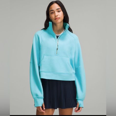 New With Tags. Lululemon Scuba Oversized Funnel-Neck Half Zip, Size M/L (Fits Like A 6-8). Waist Length. Electric Turquoise Color. Scuba Lululemon, Scuba Sweatpants, Lululemon Sweatshirt, Bday Wishlist, Funnel Neck Sweatshirt, 2024 Wishlist, Scuba Hoodie, Lululemon Scuba, Women's Hoodies