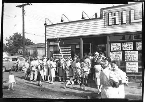 WikiMarion Marion Indiana, Grant County, Grocery Items, Instant Film, Waiting In Line, Local History, Old Pictures, Public Library, Grocery Store