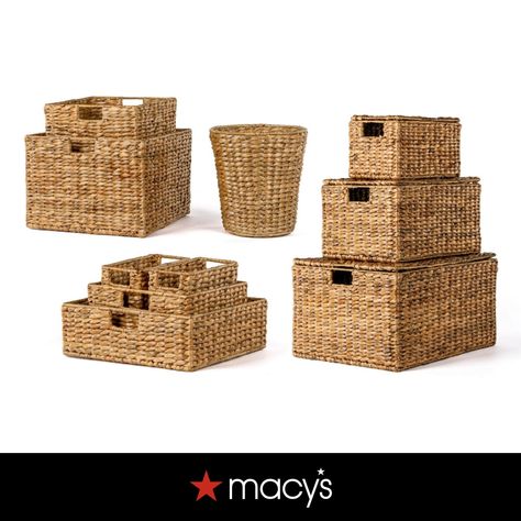 in stock Closet Living Room, Modern Lanterns, Bin Storage, Clutter Free Home, Storage Trunk, Hand Woven Baskets, Trash Bin, Declutter Your Home, Trash Bins