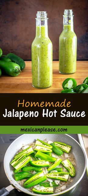 Jalapeno Hot Sauce Recipe, Green Hot Sauce, Hot Pepper Recipes, Hot Sauce Recipe, Mexikansk Mat, Homemade Hot Sauce, Salsa Guacamole, Recipe Mexican, Jalapeno Recipes