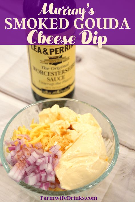 Murray's smoked gouda cheese dip is a simple cheese dip recipe using four simple ingredients of gouda, mayonnaise, red onion, and Worcestershire sauce that creates complex flavors leaving people wondering what is in it. Gouda Dip Recipe, Simple Cheese Dip, Gouda Recipes, Gouda Cheese Dip, Gouda Dip, Gouda Cheese Recipes, Cheese Dip Recipes Easy, Gouda Recipe, Cheese Ideas