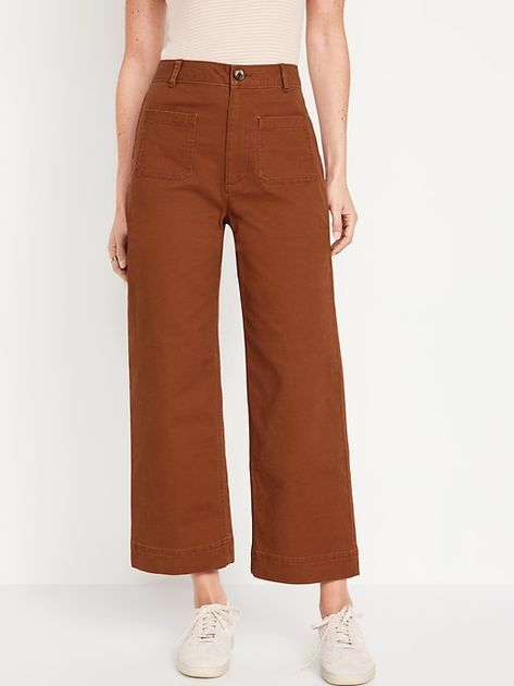 Cropped Pants Outfit, Wide Leg Pants Outfit, Cropped Chinos, Wide Leg Crop Pants, Cropped Linen Pants, Cropped Wide Leg Pants, Wide Leg Cropped Pants, Colored Pants, Wide Pants