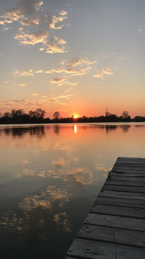 Lake sunset clouds reflecting rippling water Sunset Water Pictures, Sunrise Reflection On Water, Water Lake Aesthetic, Sunrise Over Lake, Sunsets Over Water, Lake Asthetic Picture, Lake Reflection Painting, Sunset Reflection On Water, Lake Sunset Photography