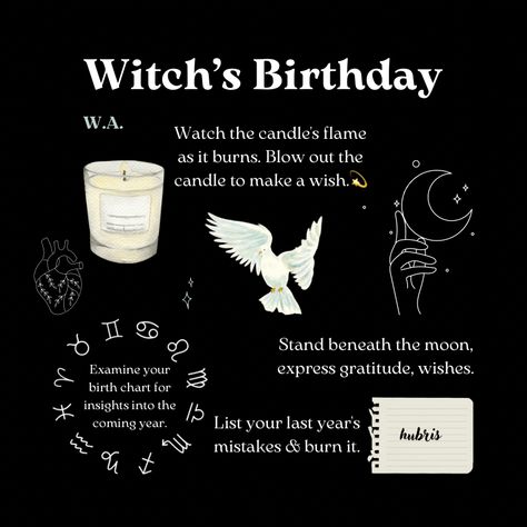 Wiccan Birthday Blessing, Birthday Magic Quotes, Birthday Manifestation Ritual, Group Rituals Witchcraft, 1st Of The Month Witchcraft, Birthday Spells And Rituals, Witch’s Birthday, Witchy 21st Birthday, Spells To Do On Your Birthday