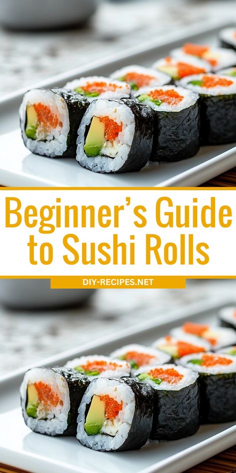 If you’ve ever wanted to try making sushi, this is the recipe for you! Simple ingredients, easy steps, and delicious results. Easy Sushi Recipes Homemade Simple, Sushi Vinegar Recipe, Sushi How To Make, Sushi Easy Recipe, Diy Sushi Rolls Easy, How To Make Sushi Rolls, How To Make Sushi Rice, Easy Sushi Recipes Homemade, How To Make Sushi At Home