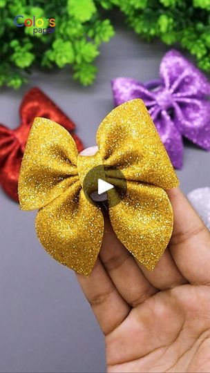 Foam Sheet Hair Accessories, How To Make Hair Bows, Foam Sheets Crafts, Handmade Hair Accessories Diy, Diy Eva Foam, Maket Pasta, Hair Bow Video, Foam Sheet Crafts, Make Bows