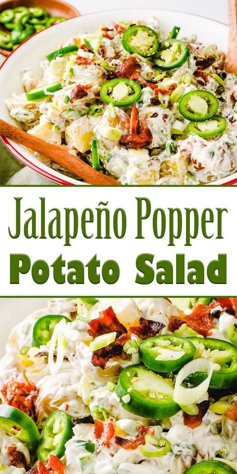 Jalapeño Popper Potato Salad ! Zucchini Pasta Salad, Vegetable Rack, Jalapeno Popper Recipes, Jalapeño Poppers, Jalapeno Recipes, Potato Rice, Cooking Bacon, Zucchini Pasta, Favorite Appetizers