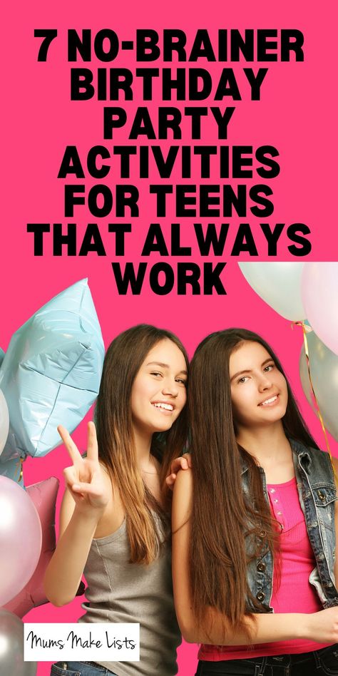 Fun Activities To Do At A Birthday Party, Things To Do At A Teenage Birthday Party, Teenage Party Activities, Birthday Party Things To Do Activities, Activities For A Teenage Birthday Party, Teenage Party Game Ideas, Teenage Birthday Activities, This Or That Birthday, Ideas For 14th Birthday Party