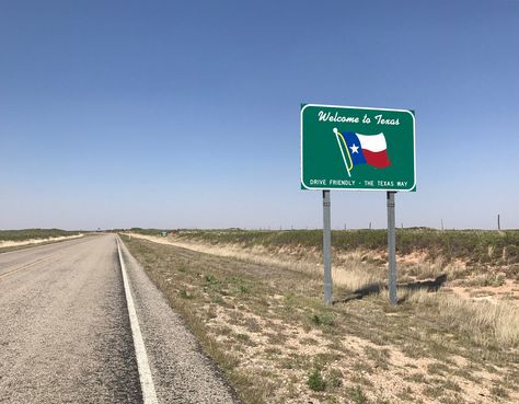 Welcome to Texas Welcome To Texas, Texas State, New Mexico, Highway Signs, Road Trip, Texas, Road, Quick Saves