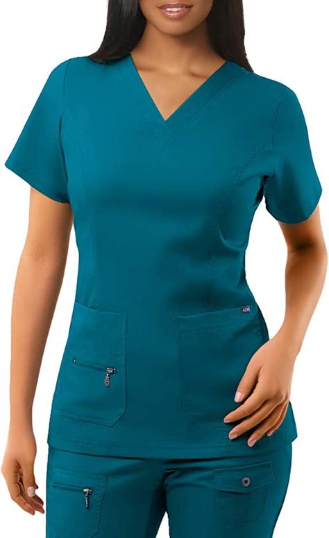 Medical Scrubs Women, Fancy Scrubs Uniform, Fashion Scrubs For Women, Women Scrubs Uniform, Scrub Style Medical, Nurses Scrubs Uniform, Scrub Style Fashion, Scrub Designs Medical, Nurses Scrubs Outfits