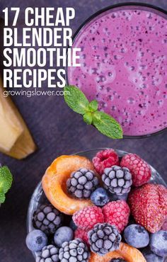 Smoothies are one of my favorite healthy habits that give me a healthy boost of energy without spending much time (or money). If you don't have hundreds to spend on a top of the line blender, but still want to make healthy and delicious smoothies, check out my favorite cheap smoothie blender and these 17 smoothie recipes to make in it. Healthy food never tasted so good! Cheap Smoothies, Blender Recipes Smoothies, Blender Smoothie, Delicious Smoothies, Best Smoothie, Healthy Shakes, Smoothie Blender, Blender Recipes, Healthy Smoothie