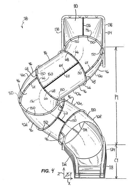 Slide Drawing, Slide Playground, Spiral Slide, Playgrounds Architecture, Gray Interiors, Indoor Playroom, Garage Pergola, Circus Design, Playground Slide