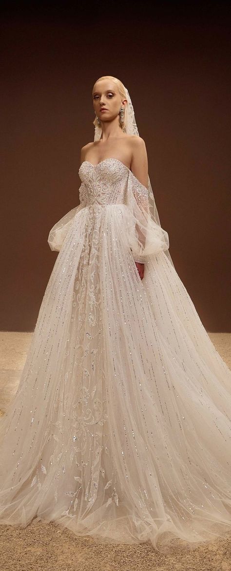 Georges Hobeika Bridal, Glam Wedding Dress, Most Beautiful Wedding Dresses, Pretty Wedding Dresses, Fashion Gowns, Georges Hobeika, Traditional Wedding Dresses, Nontraditional Wedding, Wedding Dress Couture