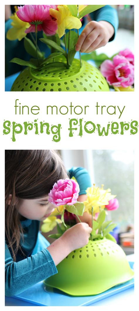 Maluchy Montessori, Easy Toddler Activities, Preschool Fine Motor, Spring Preschool, Motor Skills Activities, Aktivitas Montessori, Toddler Snacks, Spring Theme, Preschool Lessons