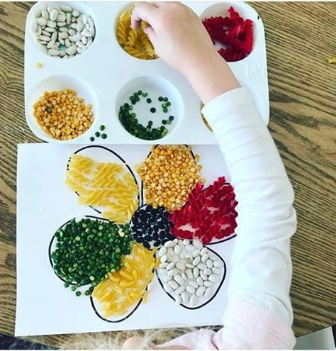 Seeds Kindergarten Activities, Seeds Activity Preschool, Seed Pictures Craft, Seeds And Plants Preschool Crafts, Plant A Seed Activity For Kids, Seeds Activities For Preschool, Seed Art Preschool, Plants And Seeds Preschool, Seed Crafts Preschool