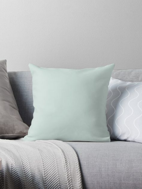 Get my art printed on awesome products. Support me at Redbubble #RBandME: https://www.redbubble.com/i/throw-pillow/Mint-green-Solid-Color-by-Designfs/165207132.5X2YF?asc=u Pillow Mint, Green Solid Color, Colorful Pillows, Pillow Sale, Abstract Pattern, Mint Green, Floral Pattern, Awesome Products, Throw Pillow