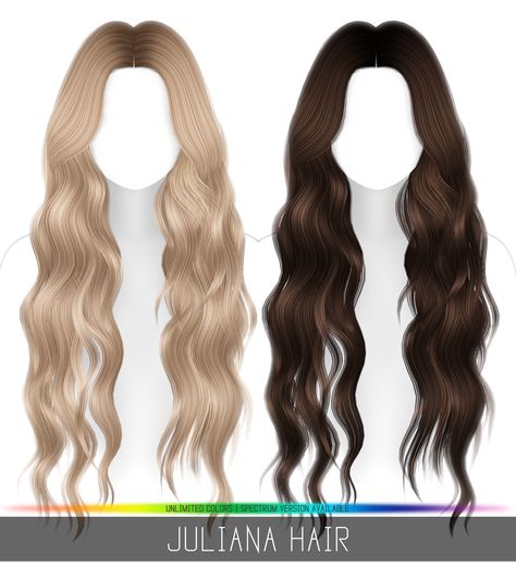 The Sims 4 Cabelos, Waves Hairstyle, Sims 4 Piercings, Sims 4 Tsr, Sims 4 Black Hair, Mod Hair, The Sims 4 Skin, Pelo Sims, Free Sims 4